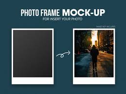 Polaroid Photo Frame Mockup Template Fotos Polaroid Marcos Para Fotos Polaroid