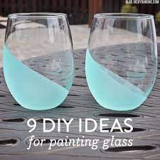 9 Diy Ideas For Painting Glass Vicky Barone Diy Wine Glasses Diy Glass Painted Wine Glasses