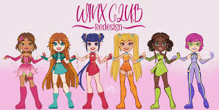 saattu on X: With the new Winx Club reboot coming out thought Id sketch  some concept art of how I would redesign the girls ✨ Keep in mind this IS  just a