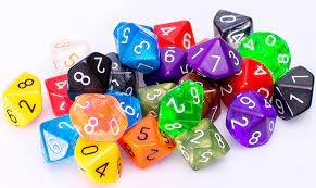 Buy 25 Count Assorted Pack Of 10 Sided Dice Multi Colored Assortment Of D10 Polyhedral Dice Online At Low Prices In India Amazon In