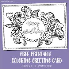 Print and color happy birthday pdf coloring books from primarygames. Free Printable Birthday Coloring Card Make Breaks
