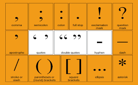 punctuation marks punctuation examples with answers