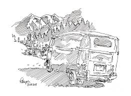 Vw Bus Mountains Rossfeld Hill Climb Race Ink Drawing Drawing By Frank Ramspott Click to find the best results for volkswagen bus models for your 3d printer. vw bus mountains rossfeld hill climb race ink drawing by frank ramspott