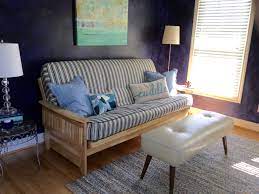 Diva Den With Tv And Treadmill And Futon For A Guest Room Futon Guest Room Office Guest Room Office Combo