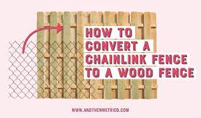 The removal of an old fence no matter how old it is can be a painful process. How To Convert A Chainlink Fence To A Wood Fence And Then We Tried