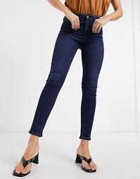 Shop rag and bone nina distressed high rise ankle crop skinny jeans at nordstromrack.com. Rag Bone Nina Knochellange Enge Jeans Mit Hohem Bund In Indigoblau Saluscampusdemadrid