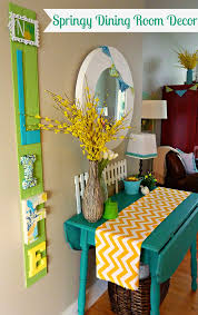 For example here are some dining area design ideas for this year. Decorating Welcome Spring In The Dining Room The Happy Housie