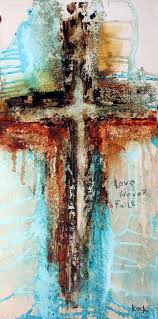 Cr 061603 Abstract Cross Art Print Cross Art Cross Art Painting Abstract