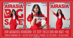 Airasia big members will also be able to redeem promotional. Airasia Big Sale 6 000 000 Seats On Promo This Coming 22 Sept For Big Member Iflight My