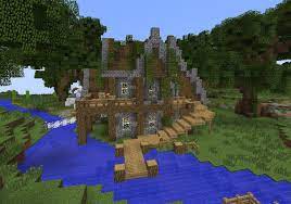 Building With Grian Minecraft Rustic House Tutorial Minecraft Creations Minecraft Survival Minecraft Mountain House