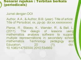 Contoh penulisan rujukan mengikut format apa1. Format Penulisan Rujukan Apa Edisi Keenam Nor Asiah