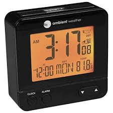 Atomic alarm clocks with lcd displays with day / date functions. Ambient Weather Rc 8300 Atomic Travel Alarm Clock Clock Best Alarm