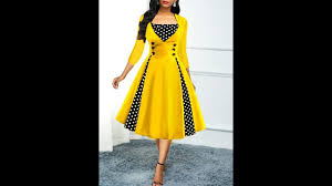 باترون فستان بناتي كلوش بقصه علي الصدر youtube sleeveless dress fashion halter dress