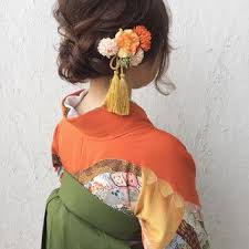 macoさんのスナップ ナチュラル ヘアアレンジ 卒業式 ミディアム 袴 ヘアスタイル ミディアム 卒業式 髪型 ミディアム 卒業式 袴 髪型