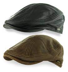 Rooster Leather Ivy Cap Newsboy Gatsby Hat Driving Golf Cabbie Black Brown Biker Ebay Leather Ivy Cap Mens Newsboy Hat Ivy Hat