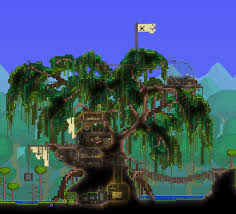 Playing minecraft, i like making circular things. Terraria Iphone Wallpaper
