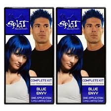 Splat lightening bleach & splat oxide splat hair color, gloves & easy to follow splat's unique formula gives hair extremely vivid colors! Splat Blue Envy Kit Pack Of 2 Walmart Com Walmart Com