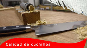 Cuchillos y equipo vinculado a los cocineros. Mejores Cuchillos De Cocina Resultados De Maxima Retencion Del Filo Youtube