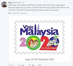 Opinions on corporate and brand identity work. Logo Tahun Melawat Malaysia 2020 Yang Baharu Bakal Dilancarkan Ogos Nanti Rileklah Com