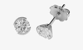 Maybe you would like to learn more about one of these? Diamond Stud Earrings In 9ct White Gold With Round Diamond Stud Earrings Setting Png Image Transparent Png Free Download On Seekpng