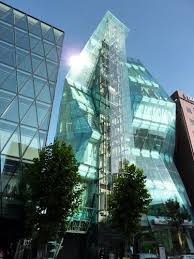 audi forum building in harajuku tokyo aka iceberg building