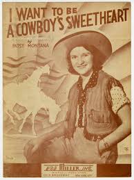 Tickets on sale today, secure your seats now, international tickets 2021 Patsy Montana I Want To Be A Cowboy S Sweetheart Sheet Music Cover