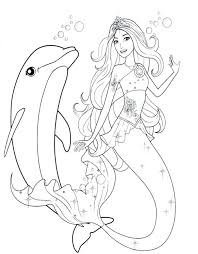 Fairy mermaid barbie coloring pages. Slim Slots Coloring Pages Of Realistic Mermaids