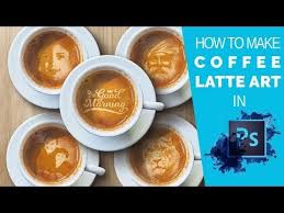 Download This Cool Photoshop Coffee Art Mockup Psd For Free And Use It In Your Graphic Design Proj Coffee Latte Art Photoshop Tutorials Free Photoshop Shapes