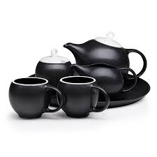 Black And White Teapot Set Pin On Maiamingdesigns