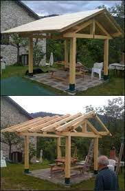 How To Build A Gazebo Outdoor Pergola Backyard Pavilion Diy Gazebo
