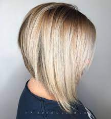 60 Beautiful And Convenient Medium Bob Hairstyles Medium Bob Hairstyles Blonde Angled Bob Angled Bob Hairstyles