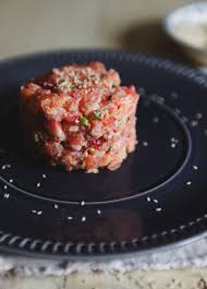 Tartare De Saumon Fraises Mayonnaise Epicee Salmon Tartare Recipes Food