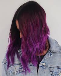 Lilac, lavender, plum or violet, there's a shade for all skin tones and hair colors! 23 Dark Purple Hair Color Ideas For Women Trending In 2021