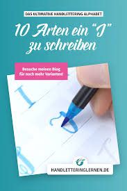 Handlettering I 10 Varianten Video Lettering Alphabet Buchstaben Handlettering