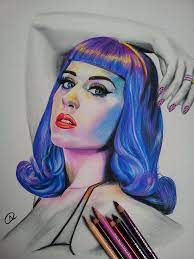 Katy Perry Drawing By Akshay Nair | Pixels