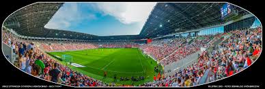 After two years in progress, the new municipal stadium for tychy is taking its final shape now. Stadion Miejski Tychy Ireneusz Kazmierczak