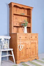 199 Lovely Old Rustic Pine Welsh Dresser With 3 Spice Drawers Shelves With Grooves To Display Plates Tongue Groo Pine Furniture Plate Display Furniture