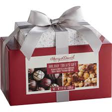 This Gift Set From Harry David Features A 4 Oz Box Of Assorted Truffles And A 10 Oz Box Of Their Milk Choc Holiday Treats Gifts Holiday Treats Gift Towers