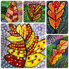 Artwork Inspired By Australian Aboriginal Artists The Third Grade Students Did A Beautiful Job Drawing Aboriginal Art For Kids Autumn Art School Art Projects