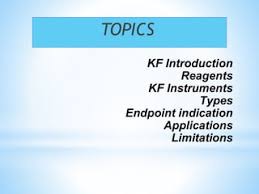 Karl Fischer Titration (Kf Titration) | Ppt