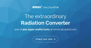 Radiation Converter Omni Calculator