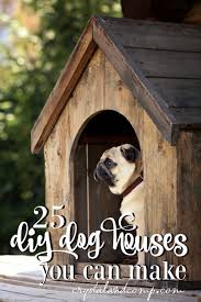 The brick foundation elevates the doghouse off the ground. 25 Easy Diy Dog Houses You Can Make