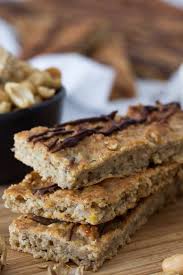 Bananen Haferflocken Riegel Mit Erdnussmus Gesunder Snack Rezept Erdnussbutter Gesund Gesunde Snacks Snack Rezepte