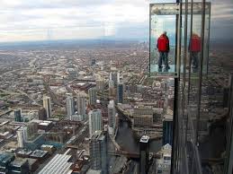 Transparent Balcony On 103 Floor Skyscraper The Sears Tower Chicago Sears Tower Sears Tower Chicago Willis Tower