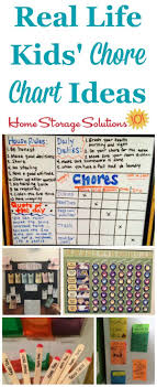 create kids chore chart to get whole family involved in