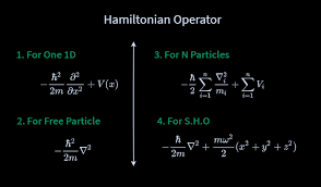 It is also the sum of the kinetic energy operator and the potential energy operator. What Is A Hamiltonian Operator Physicsread