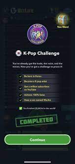 Bitlife K Pop Challenge Guide How To Complete The K Pop Challenge Level Winner