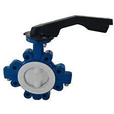PTFE Fully Lined Lug Butterfly Valve with Split Body type ...