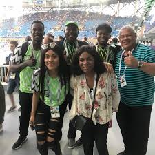 Muḥammad ibn ʿabd allāh classical arabic pronunciation: Alex Iwobi S Sister Parents At The Stadium In Russia As Nigeria Beats Iceland Sports Nigeria