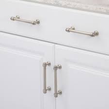 Mng Hardware 5 In Center To Center Satin Nickel Balance Pull 85228 The Home Depot Cabinet Hardware White White Kitchen Cabinet Hardware Kitchen Cabinet Hardware